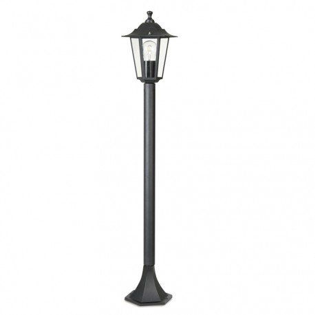 Classic DUOLEC farola exterior negra 1mt
