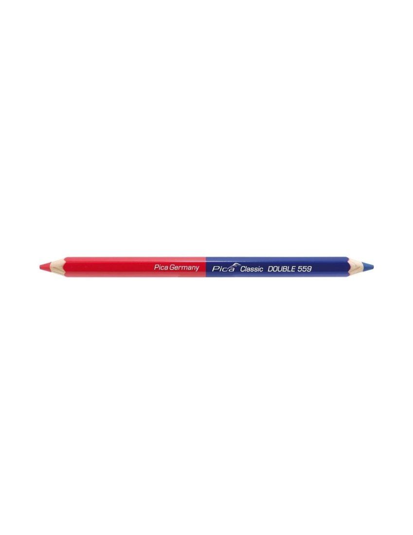 lapiz doble punta roja azul classic