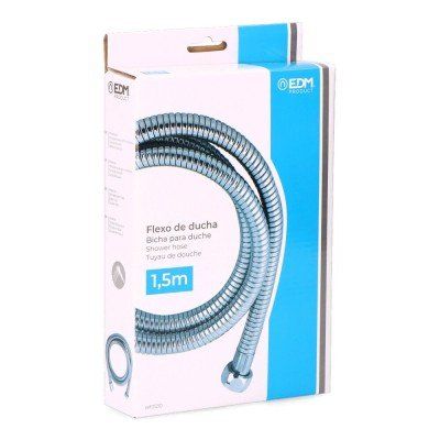 flexo de ducha de acero inoxidable cromo 15 m